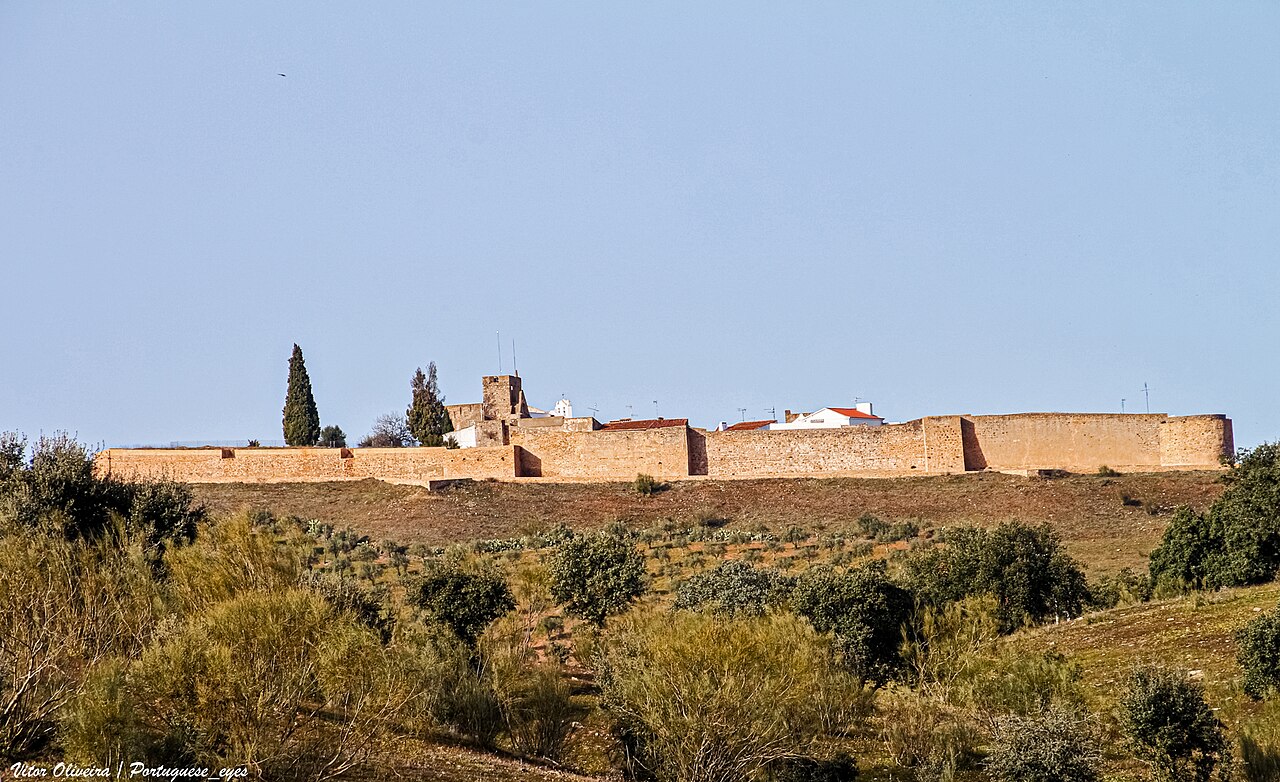 Castle of Ouguela w Portugalii
