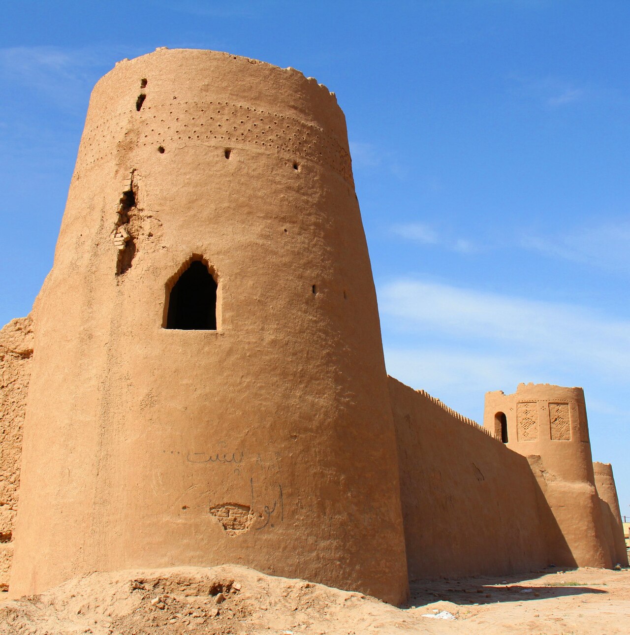 Adobe Castle w Iranie