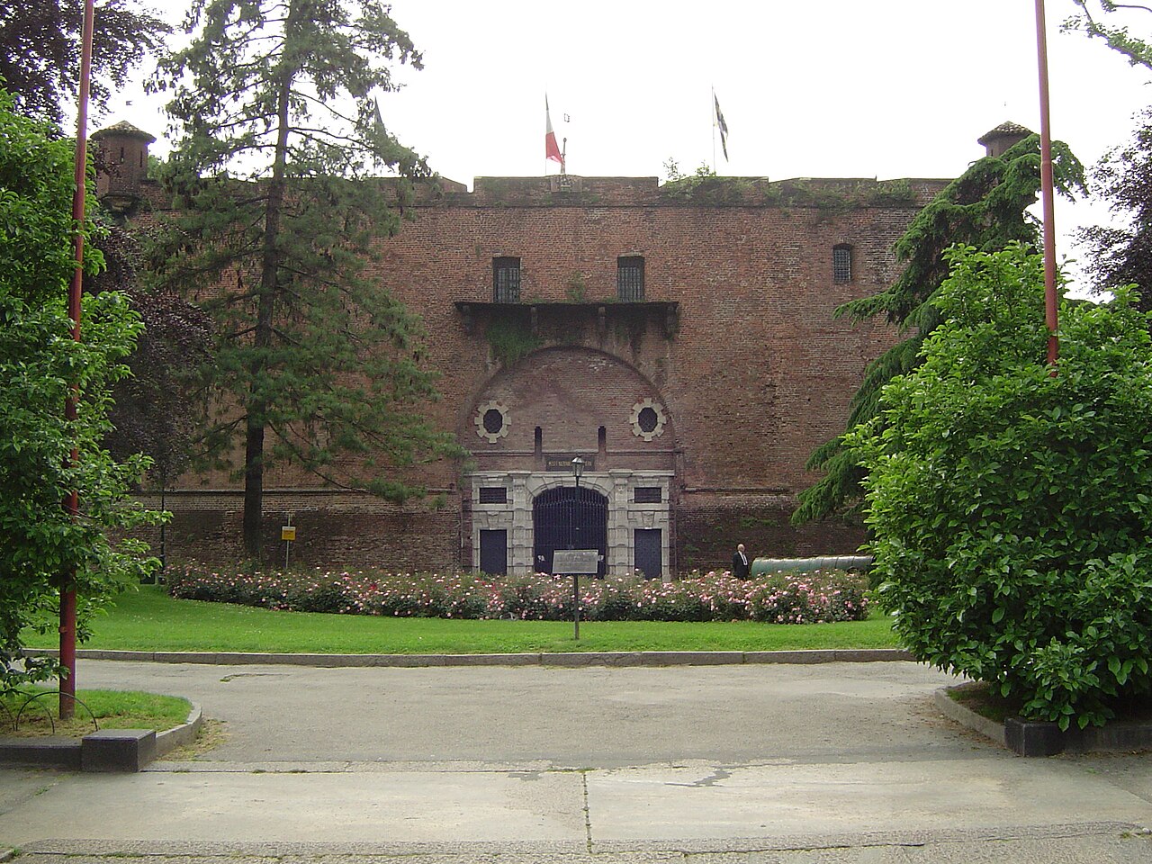 Ciudadela de Turín en Italia