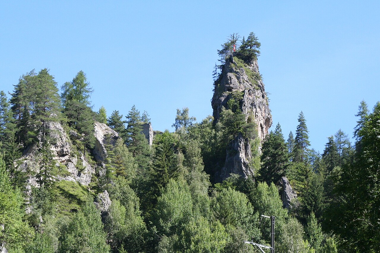 Greifenstein Castle (Filisur) in Switzerland