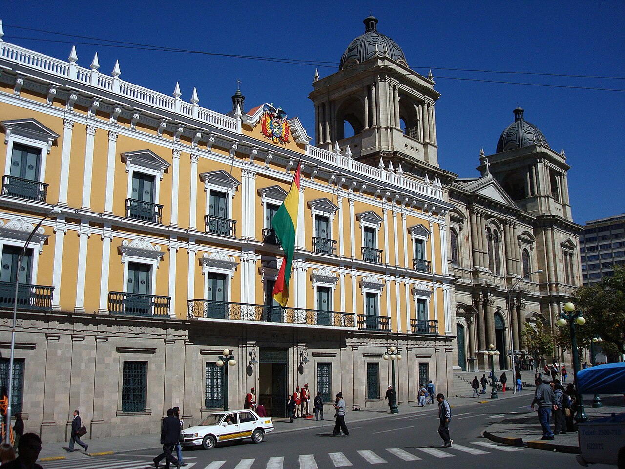 Palacio Quemado in Bolivia