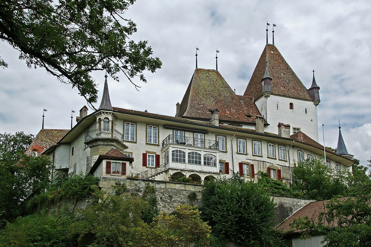 Old Worb Castle in Switzerland