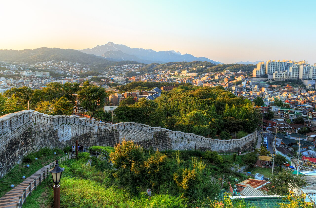 Seoul City Wall in South Korea