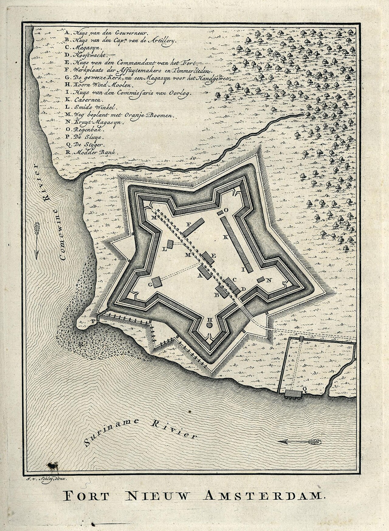 Fort Nieuw-Amsterdam w Surinamie