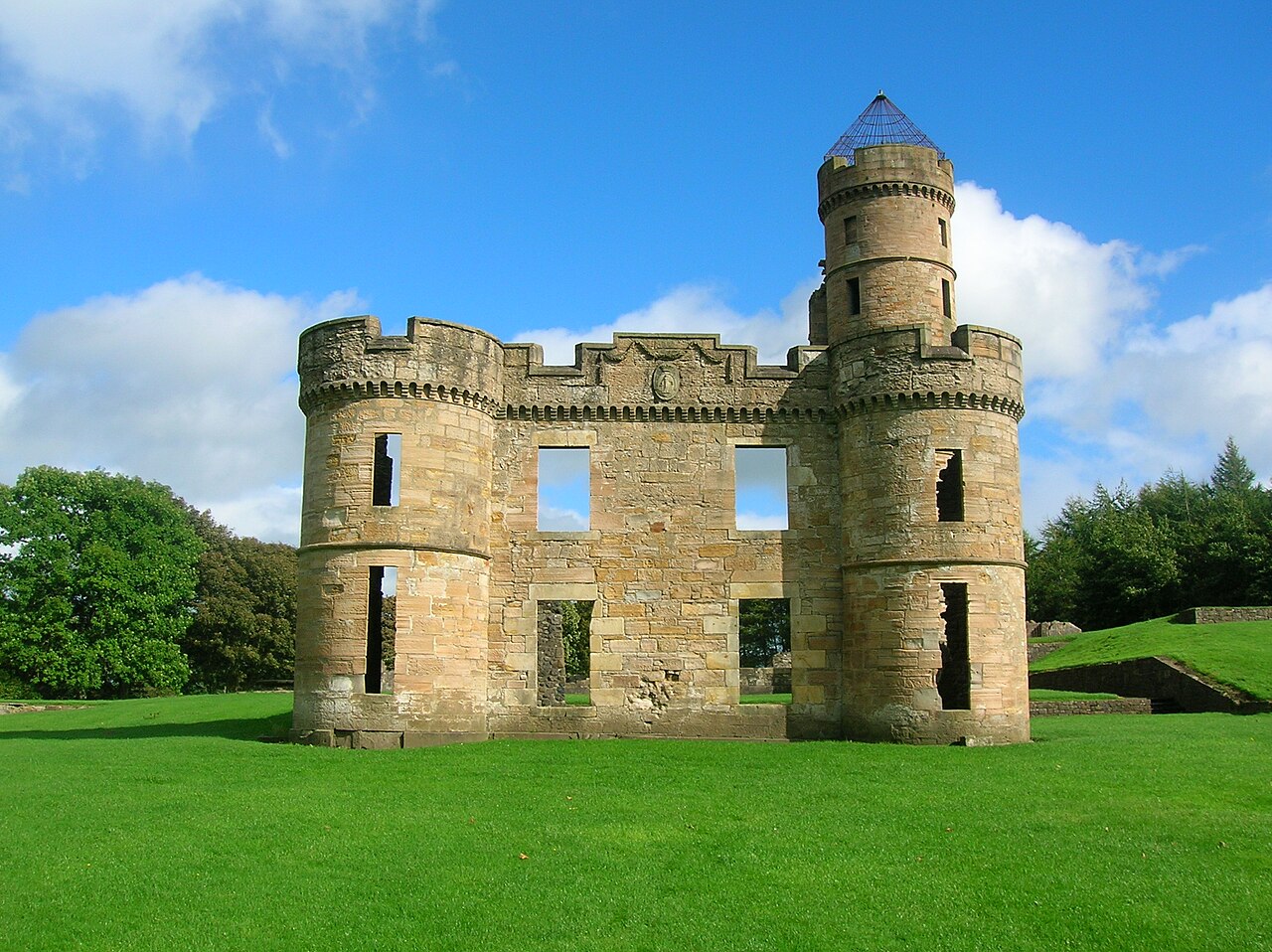Eglinton Castle en Escocia