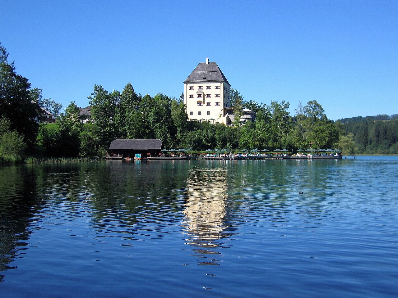 Schloss Fuschl in Österreich