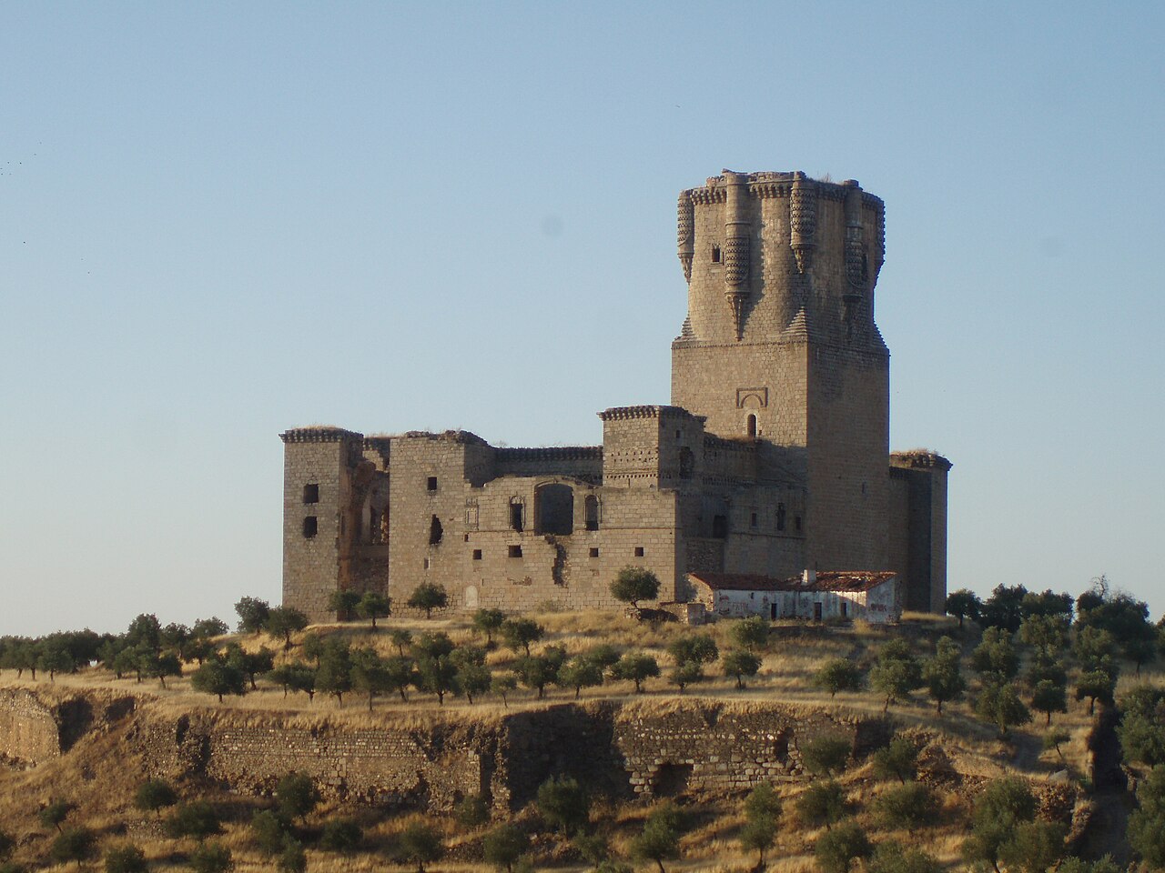 Castillo de Belalcázar in Spanien