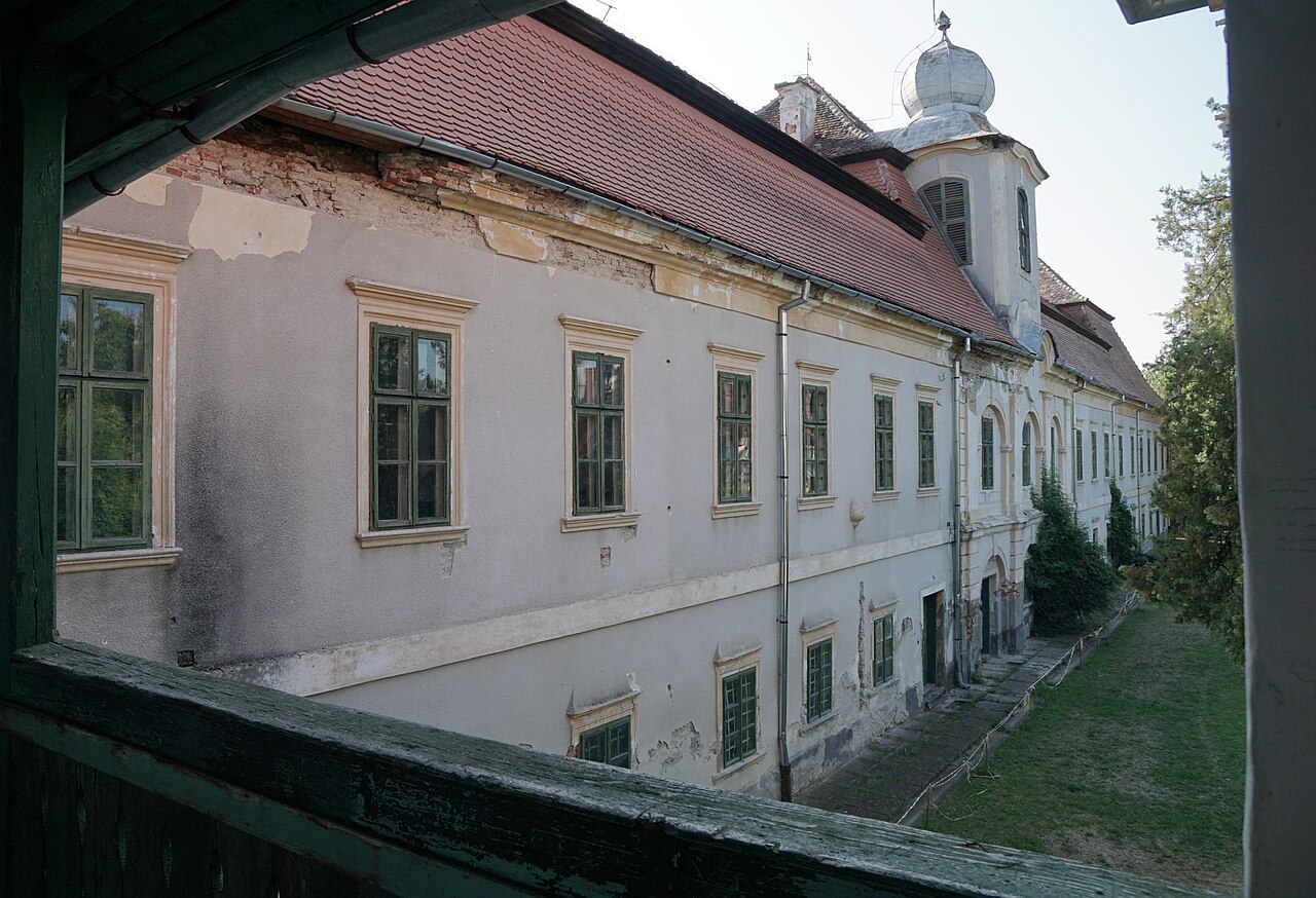 Bornemissza castle in Gurghiu in Romania