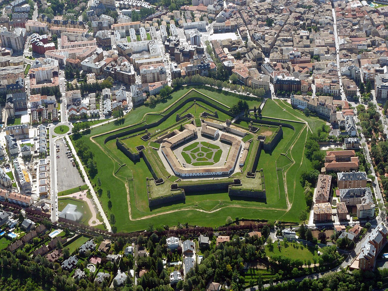 Citadel of Jaca in Spain