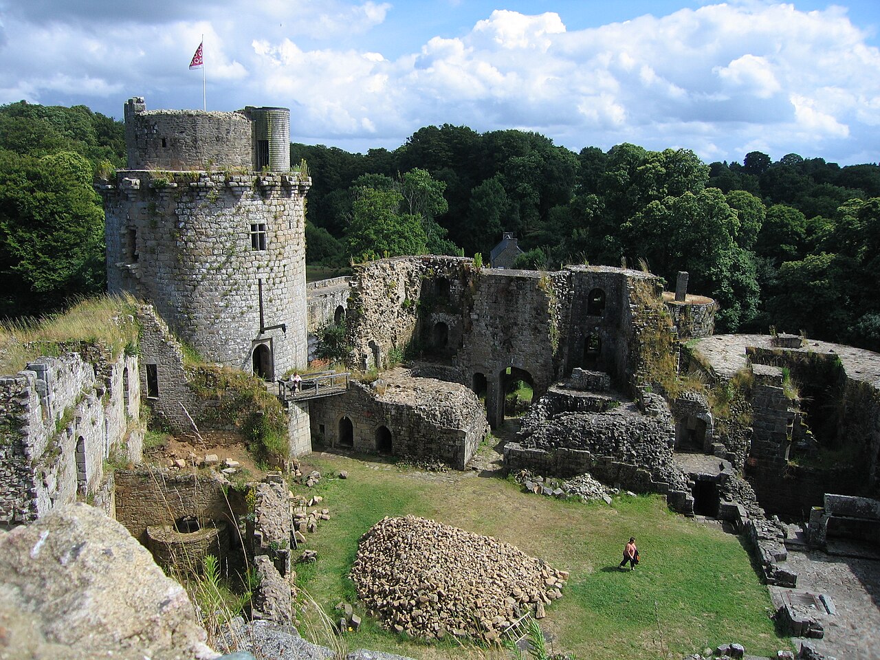 Burg Tonquédec in Frankreich