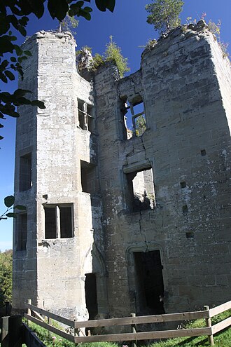Illens, ruins of the medieval castle