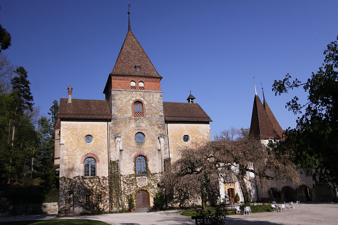 Münchenwiler Castle in Switzerland