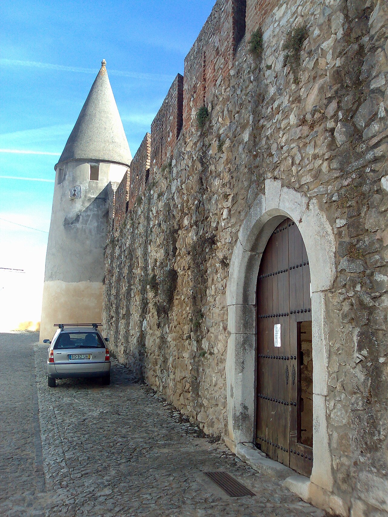 Castle of Viana do Alentejo in Portugal