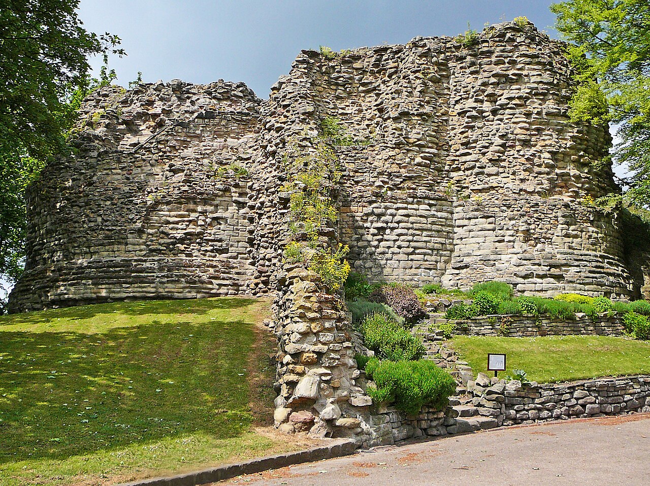 Pontefract Castle in England