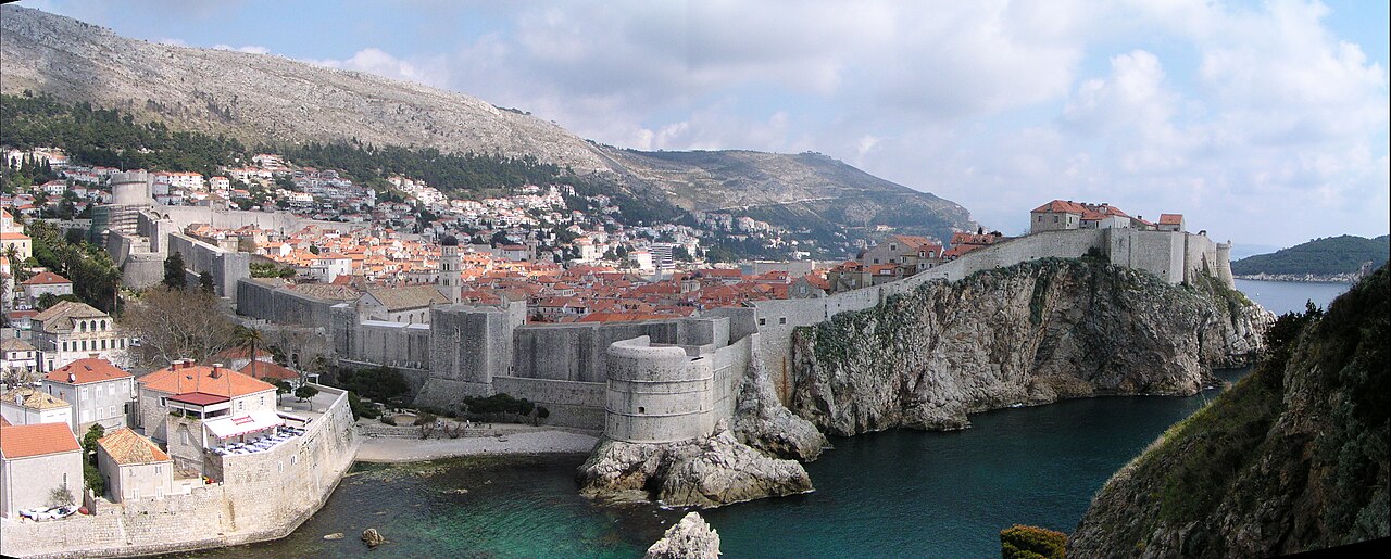 Walls of Dubrovnik in Croatia