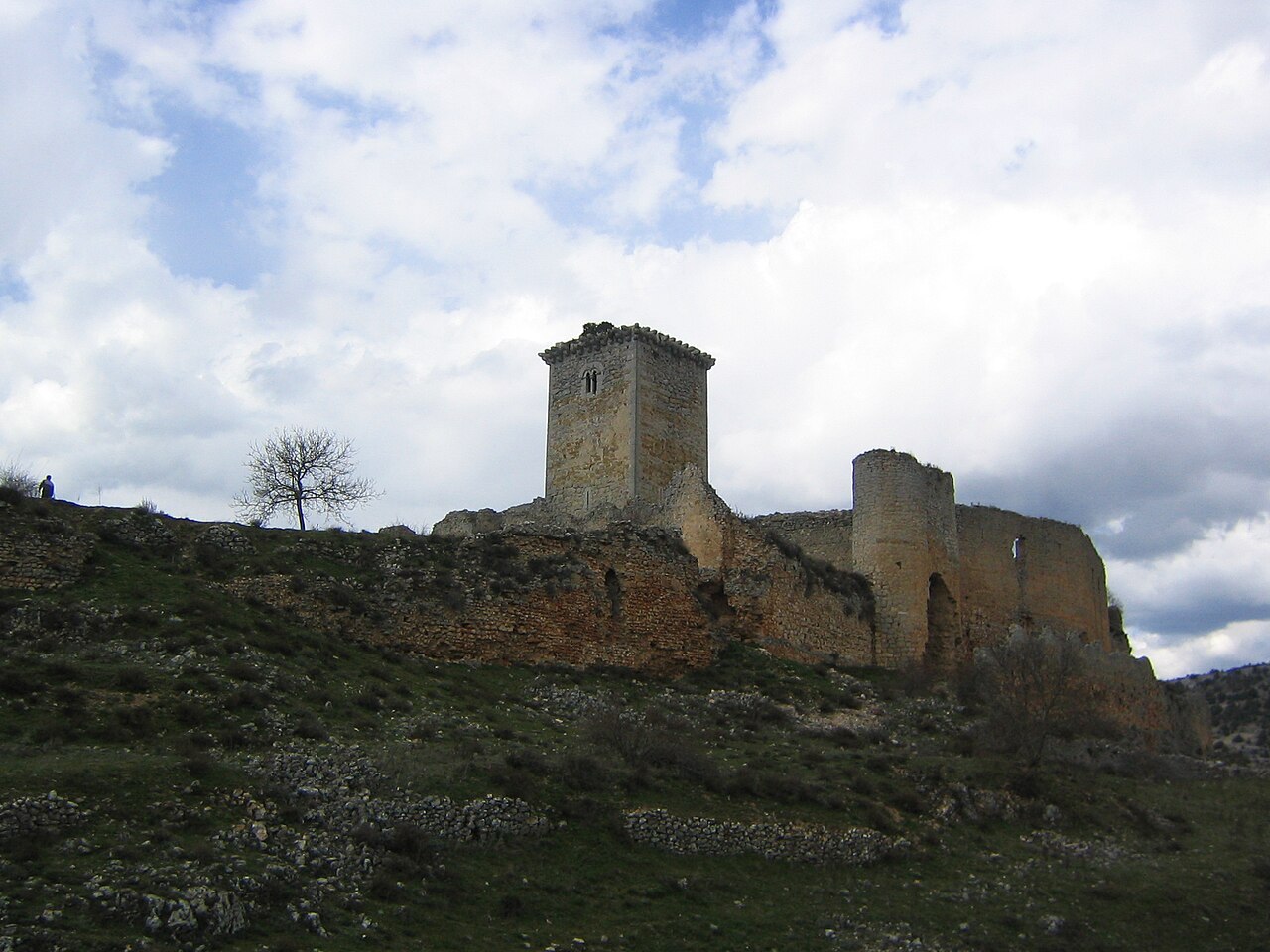 Castle of Ucero in Spain