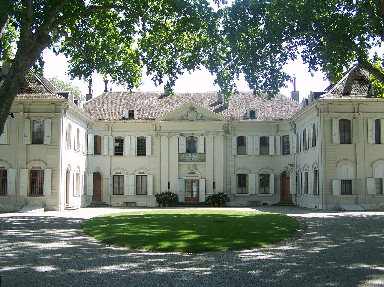 Château de Crans in der Schweiz