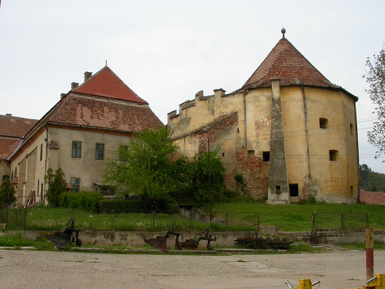 Apafi castle in Dumbrăveni in Romania