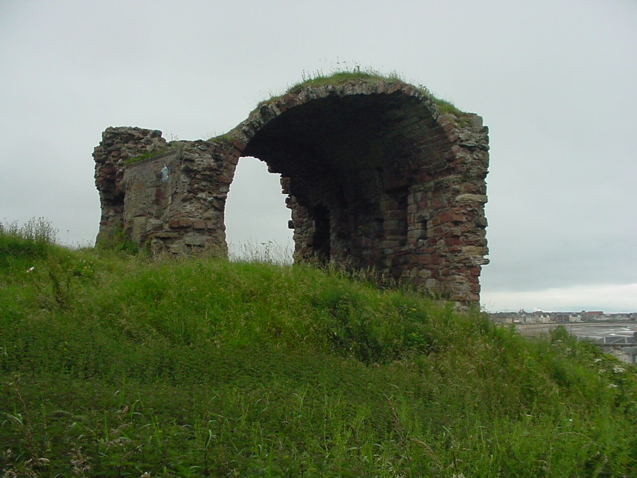 Castillo de Ardrossan en Escocia