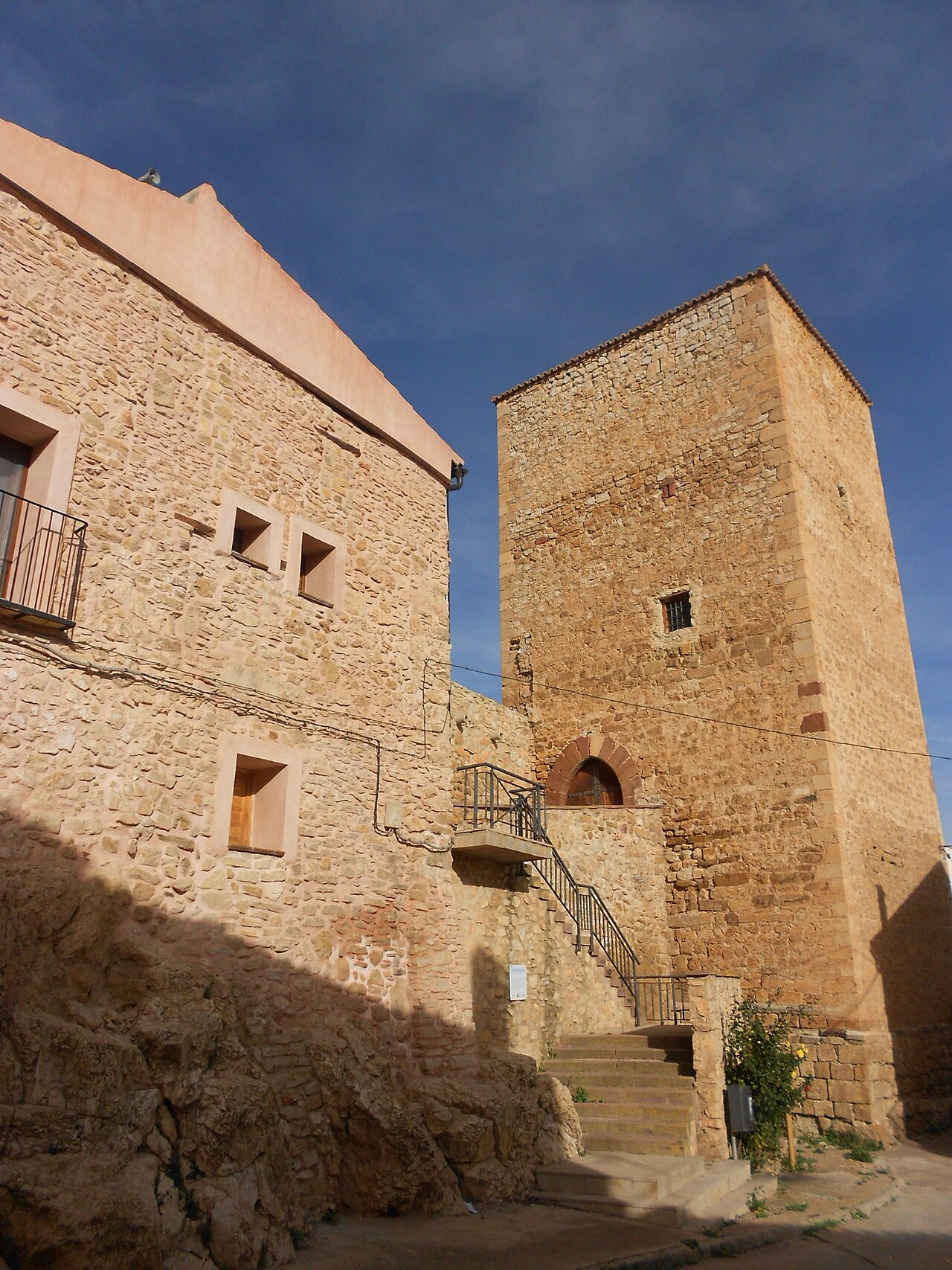 Castle of Ojos Negros in Spain