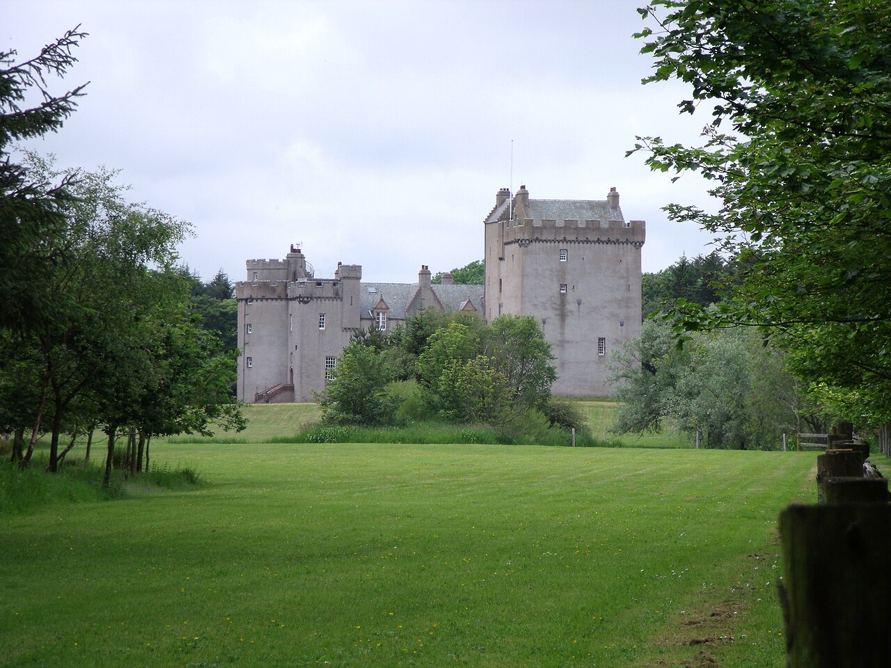 Cairnbulg Castle in Scotland