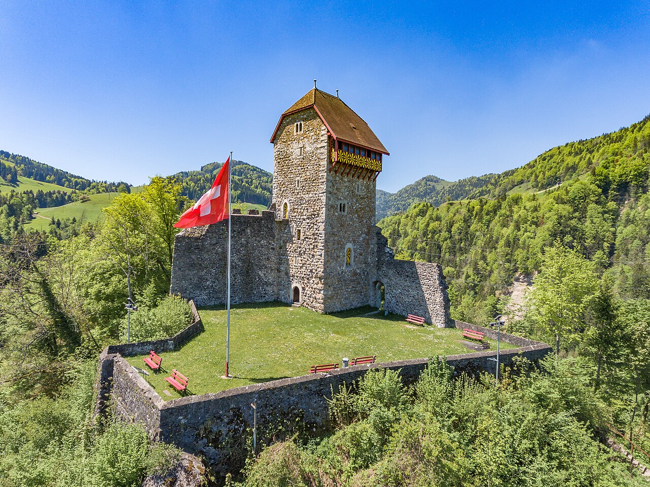 Iberg Castle, St. Gallen in Switzerland