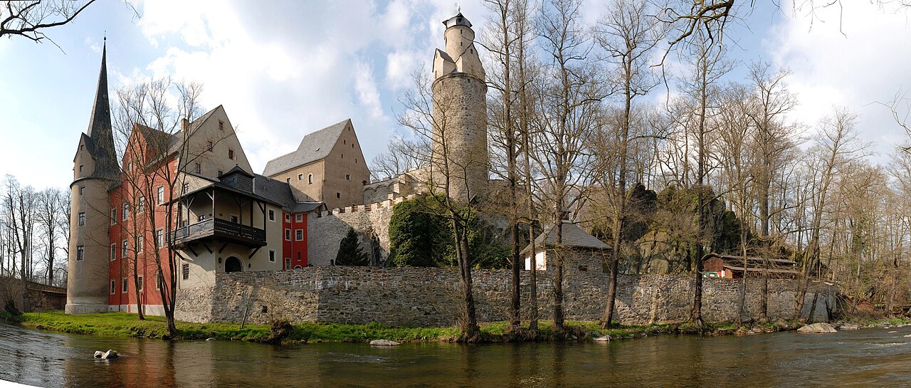 Stein Castle (Saxony) in Germany