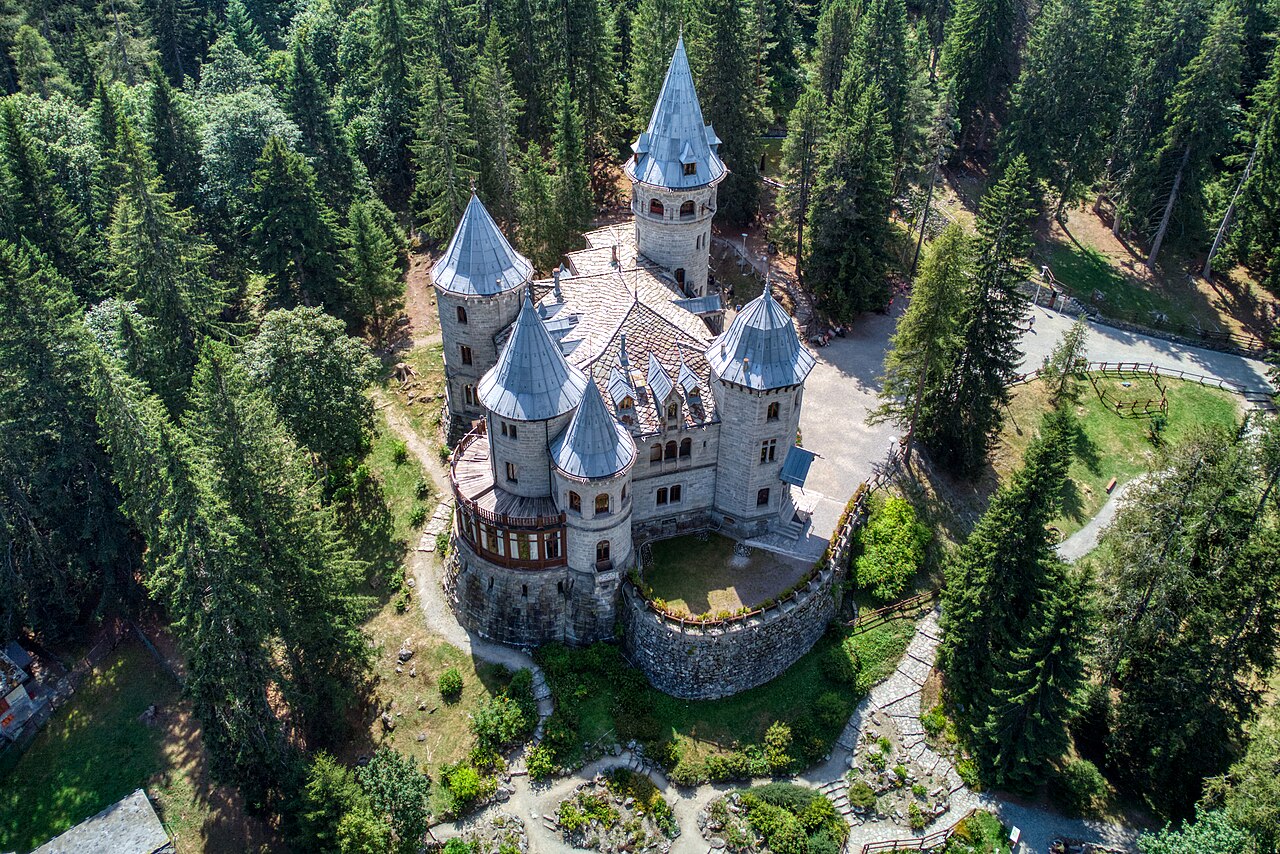 Savoy Castle (Gressoney-Saint-Jean) in Italy