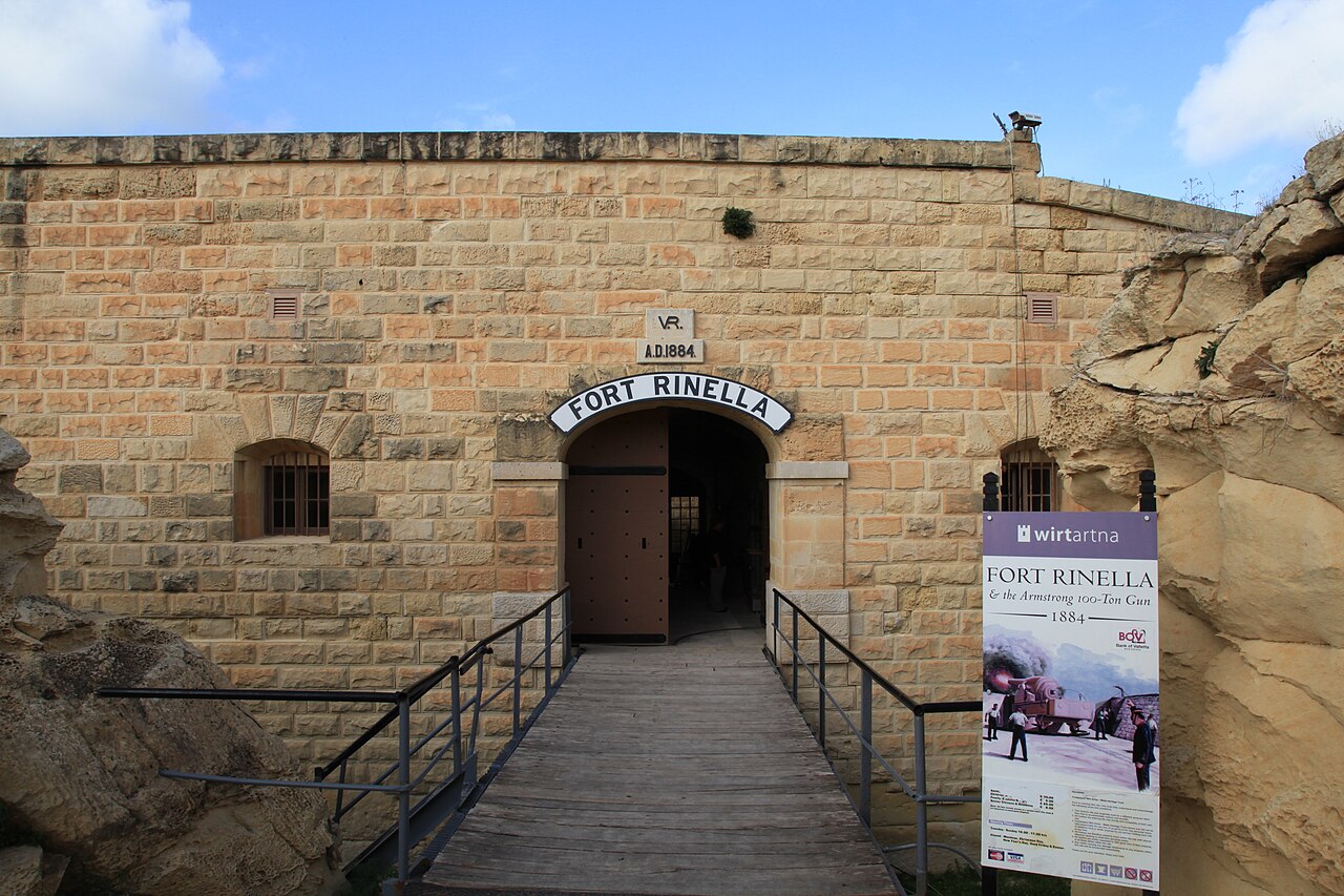 Fuerte Rinella en Malta