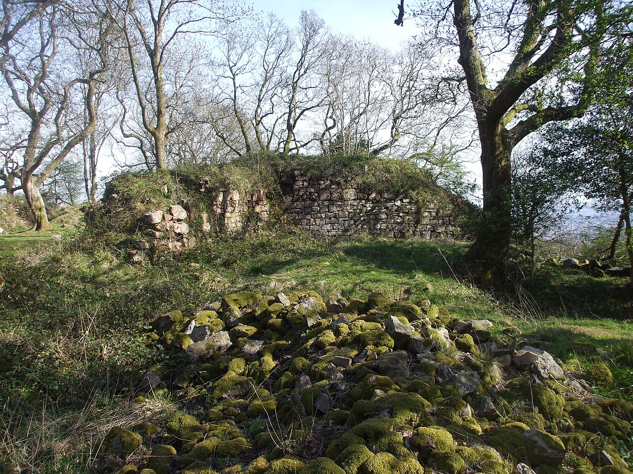 Morgraig Castle in Wales
