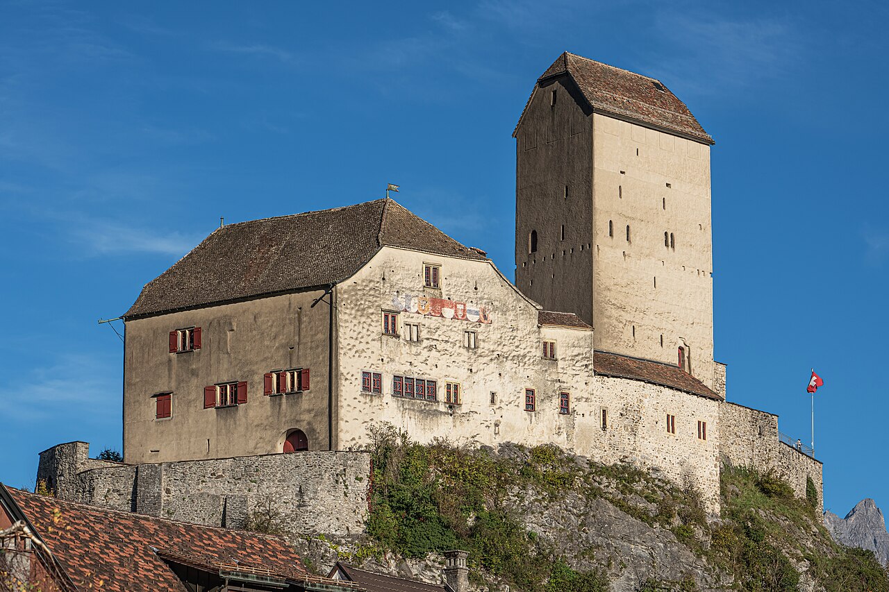 Sargans Castle in Switzerland