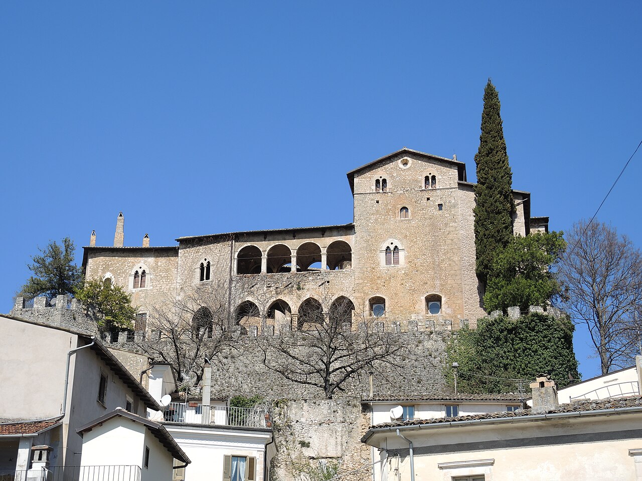 Castello di Gagliano Aterno in Italy