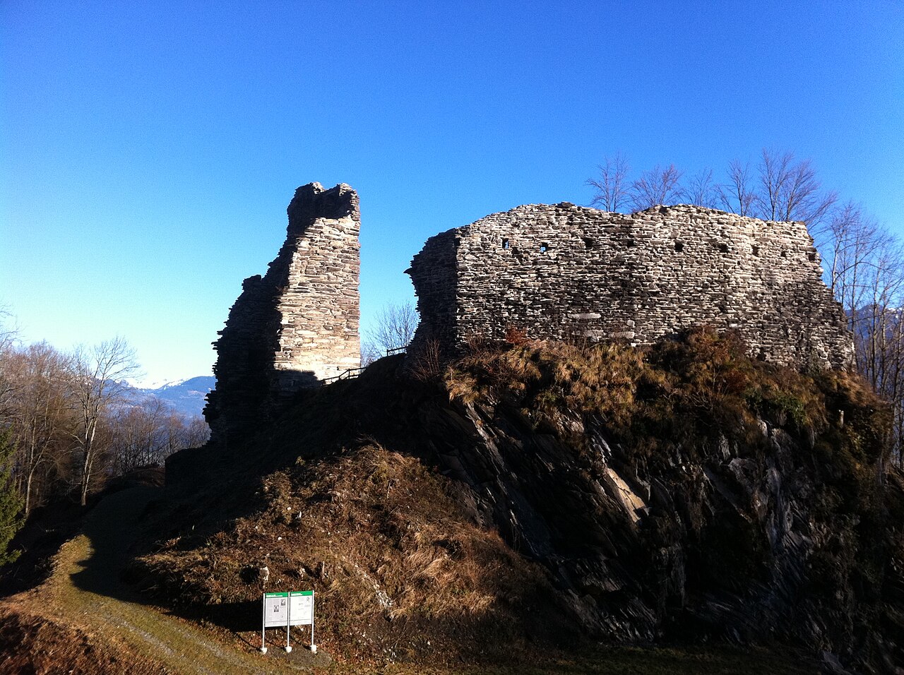 Hohensax Castle in Switzerland