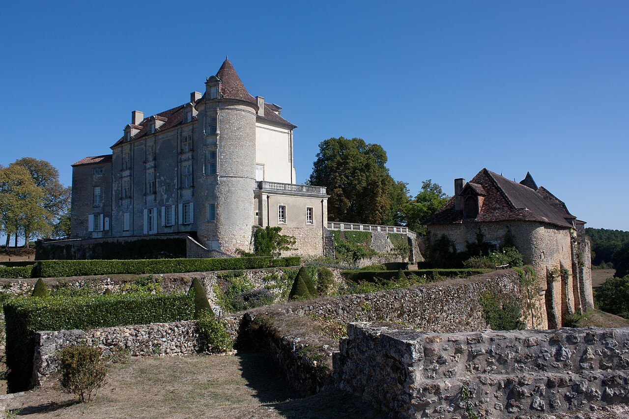 Jardins du Château de Montréal (Issac) en Francia