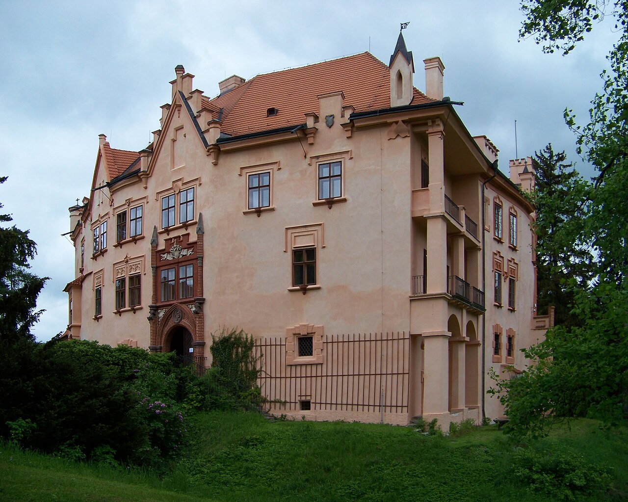 Vrchotovy Janovice Castle in Tsjechië