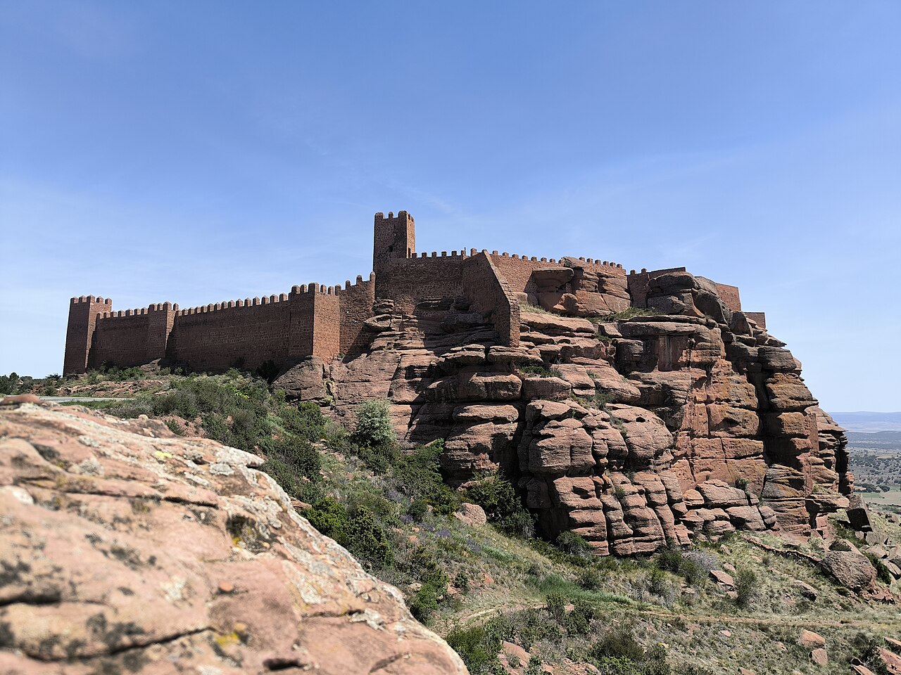 Castle of Peracense in Spain