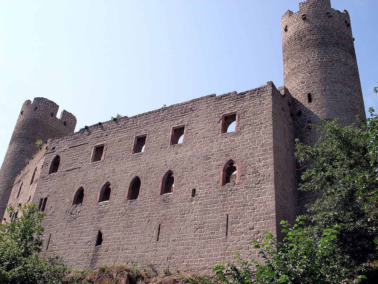 Burg Hoh-Andlau in Frankreich