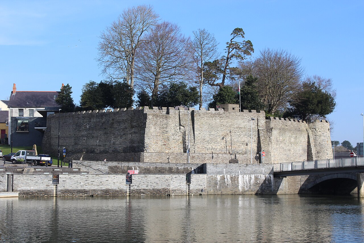Cardigan Castle in Wales