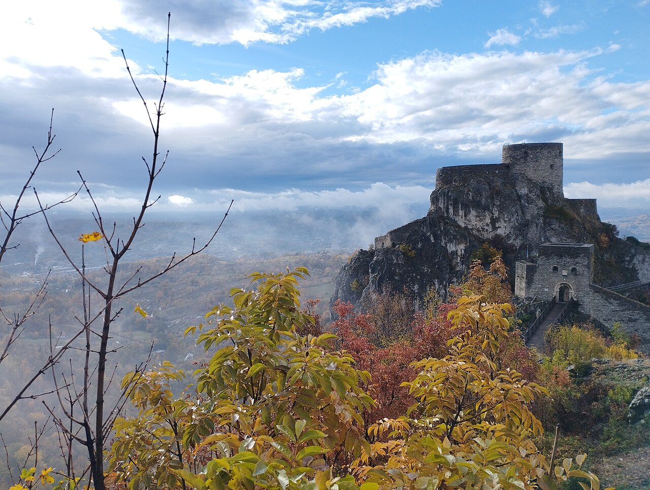 Srebrenik Fortress in Bosnia and Herzegovina