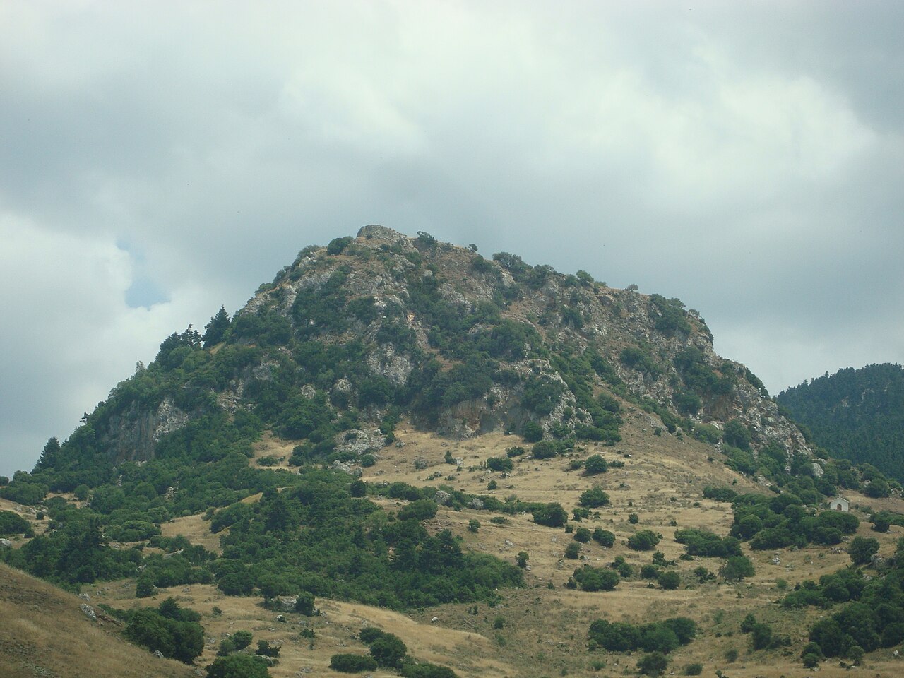 Kalavryta Castle in Greece