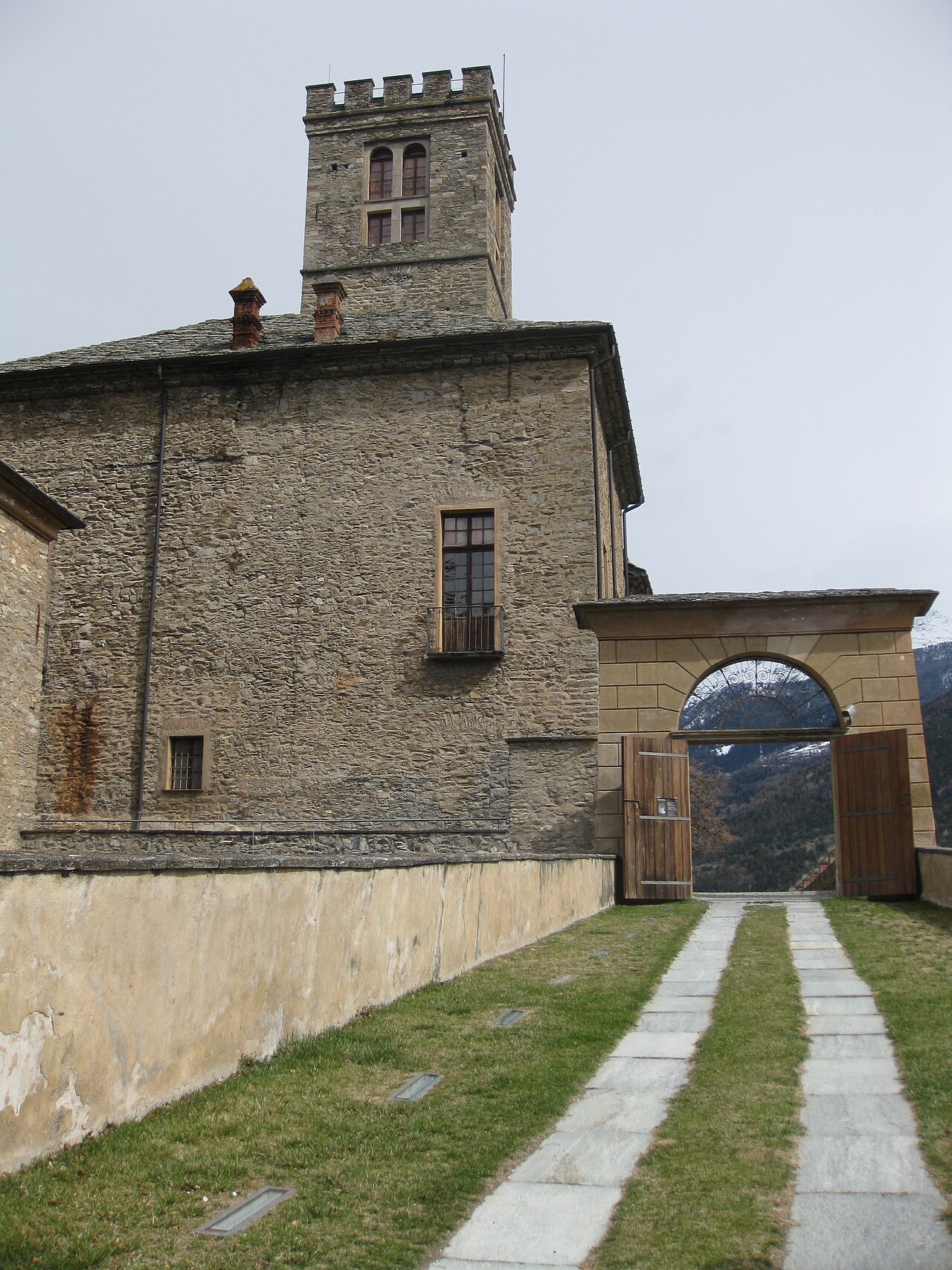 Sarre Royal Castle in Italy
