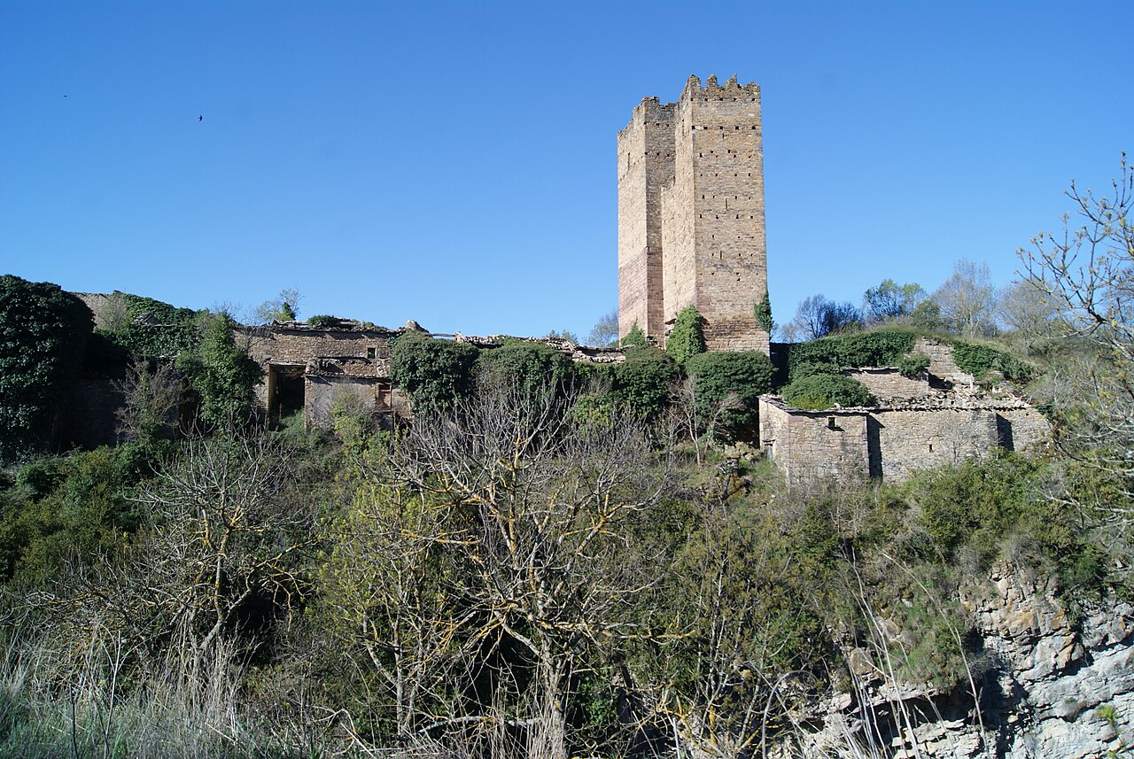 Castle of Ruesta in Spain