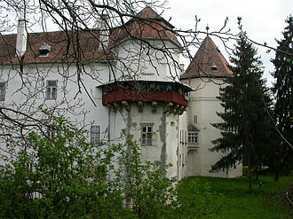 Kemény Castle in Brâncovenești, Mureș