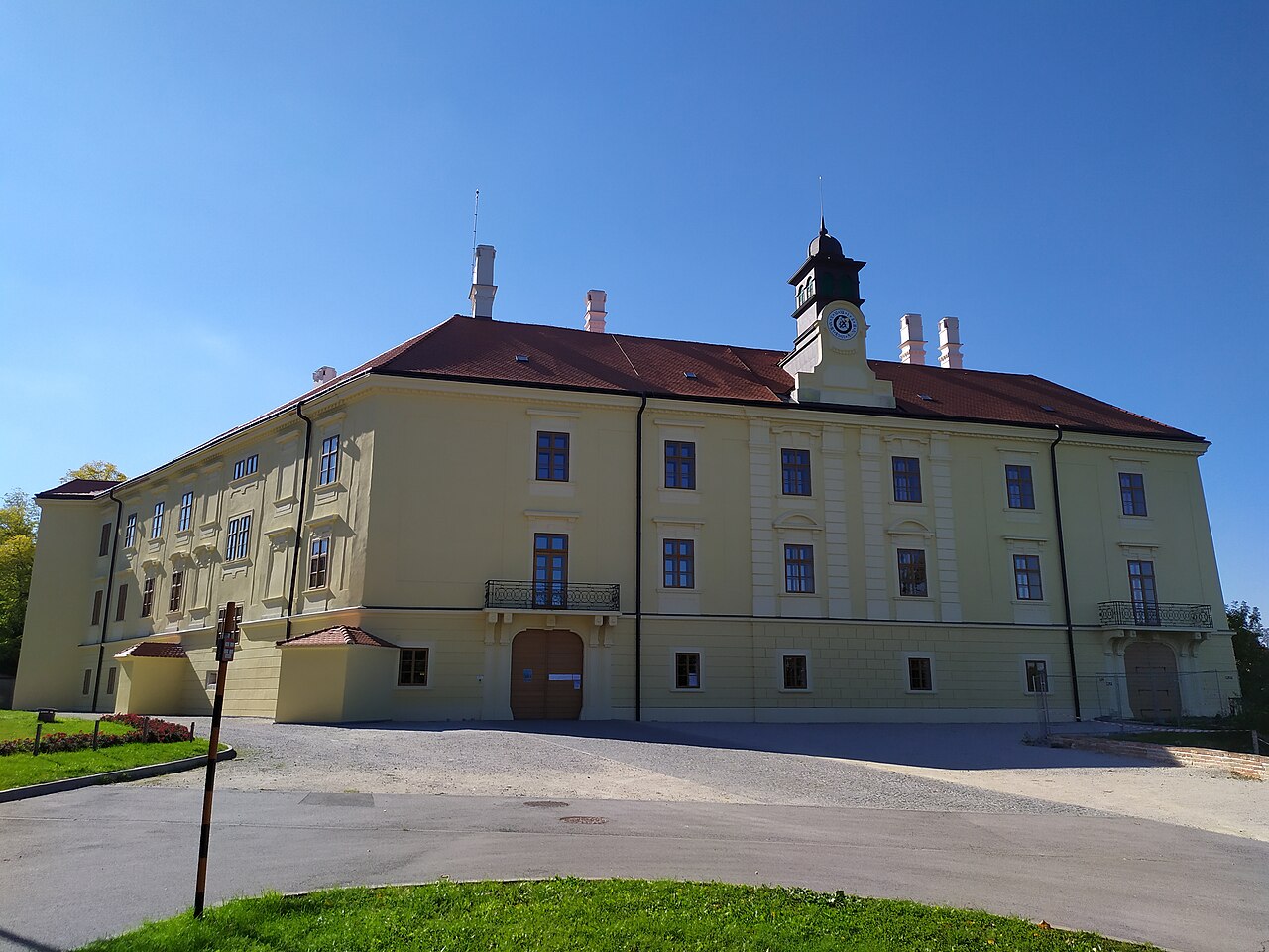Hlohovec Castle in Slowakije