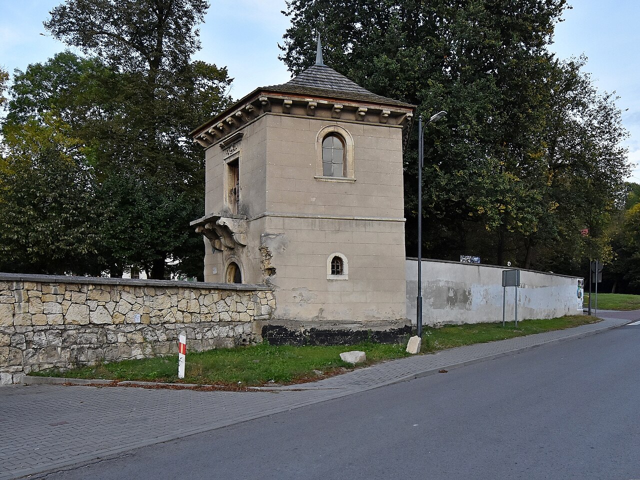 Castle in Pinczów in Poland