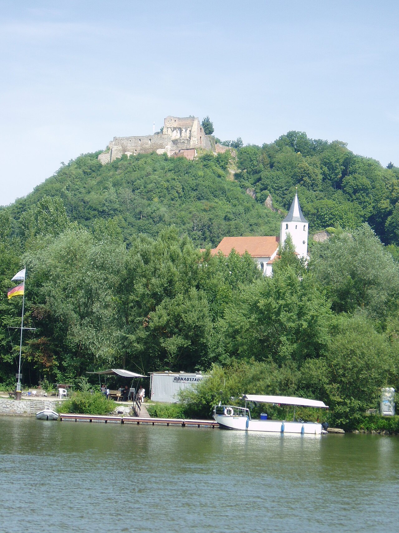 Donaustauf Castle in Germany