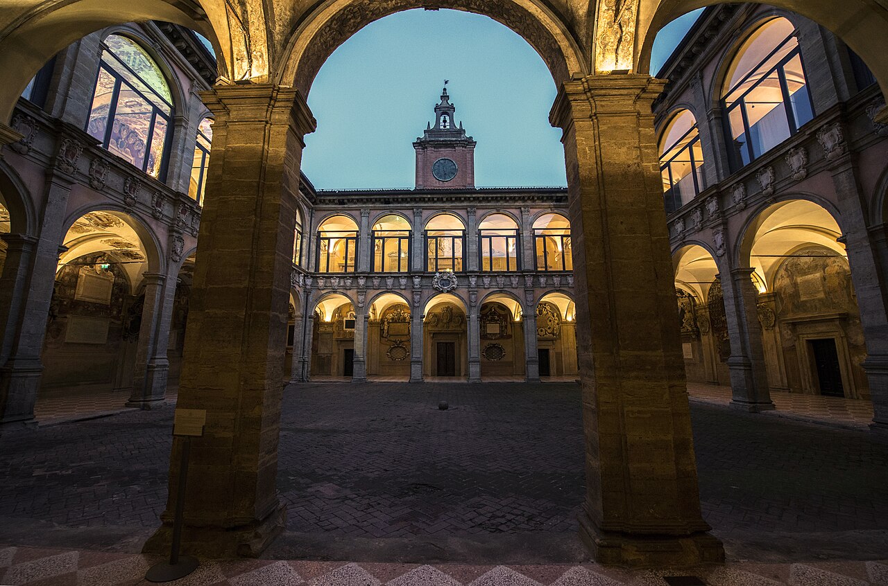 Palazzo dell’Archiginnasio in Italy