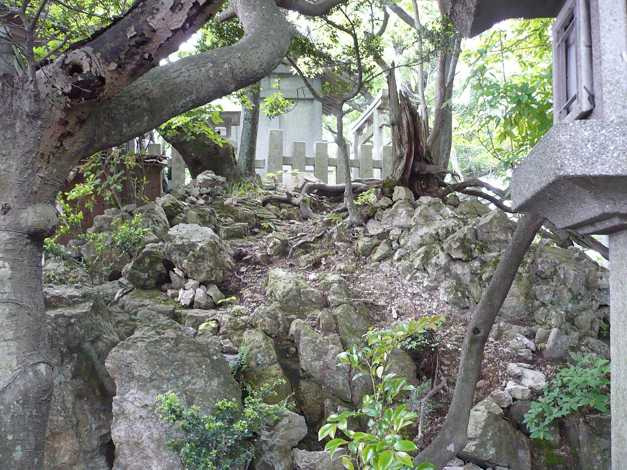 Shigisan Castle w Japonii