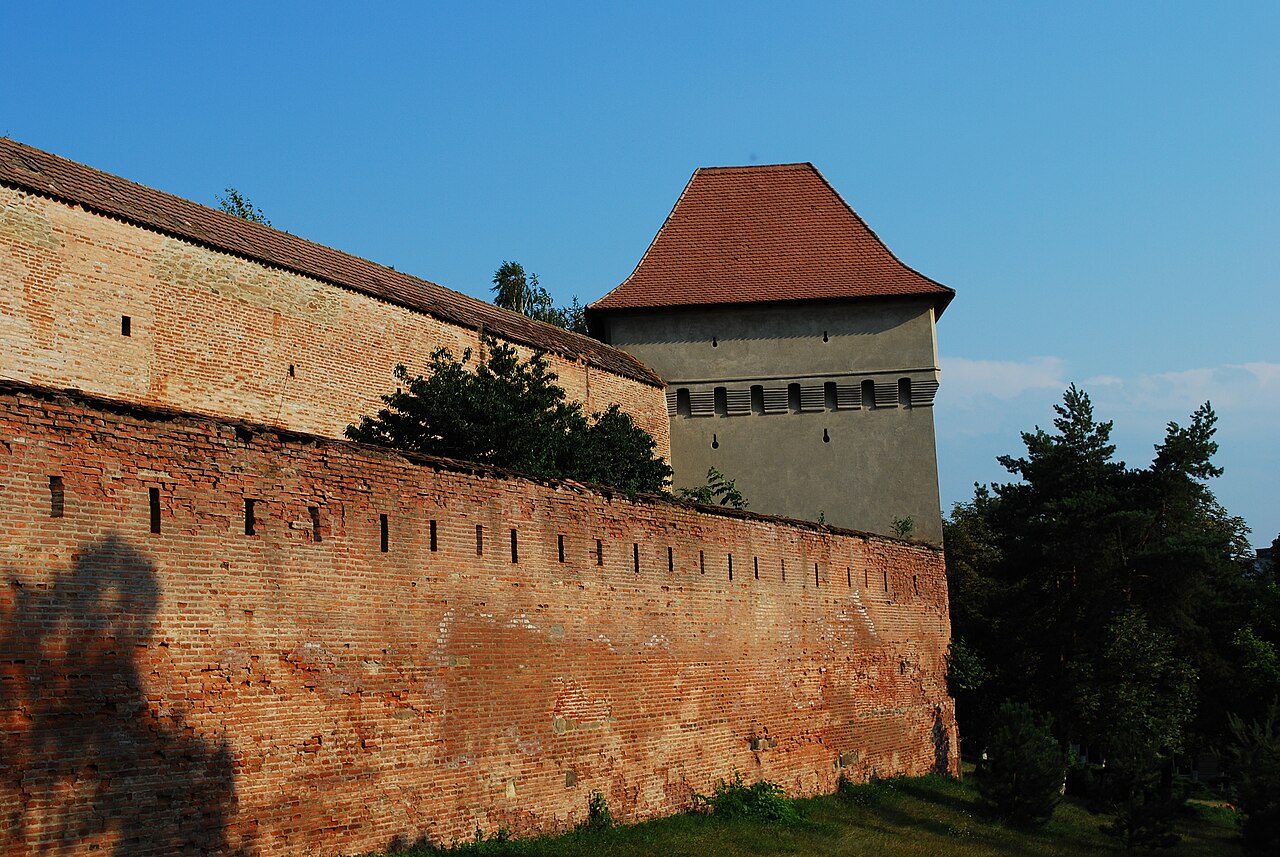 Castle of Târgu Mureș in Romania