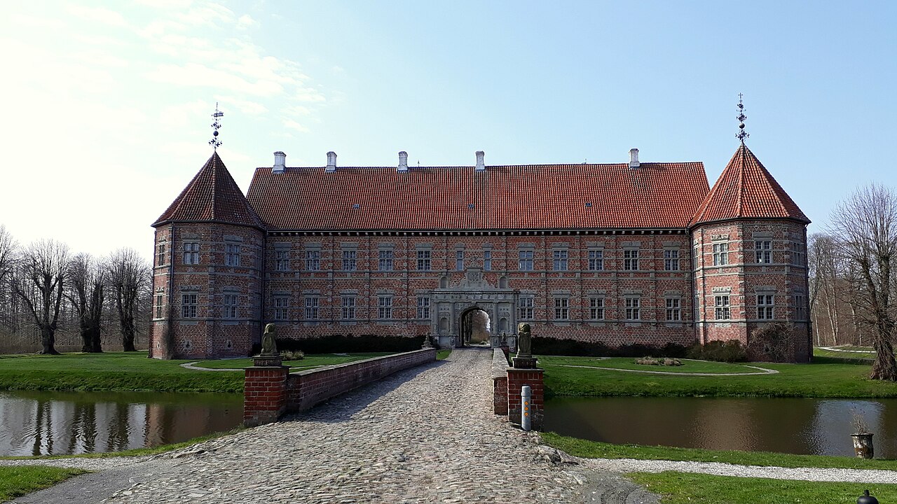 Voergaard Castle in Denmark